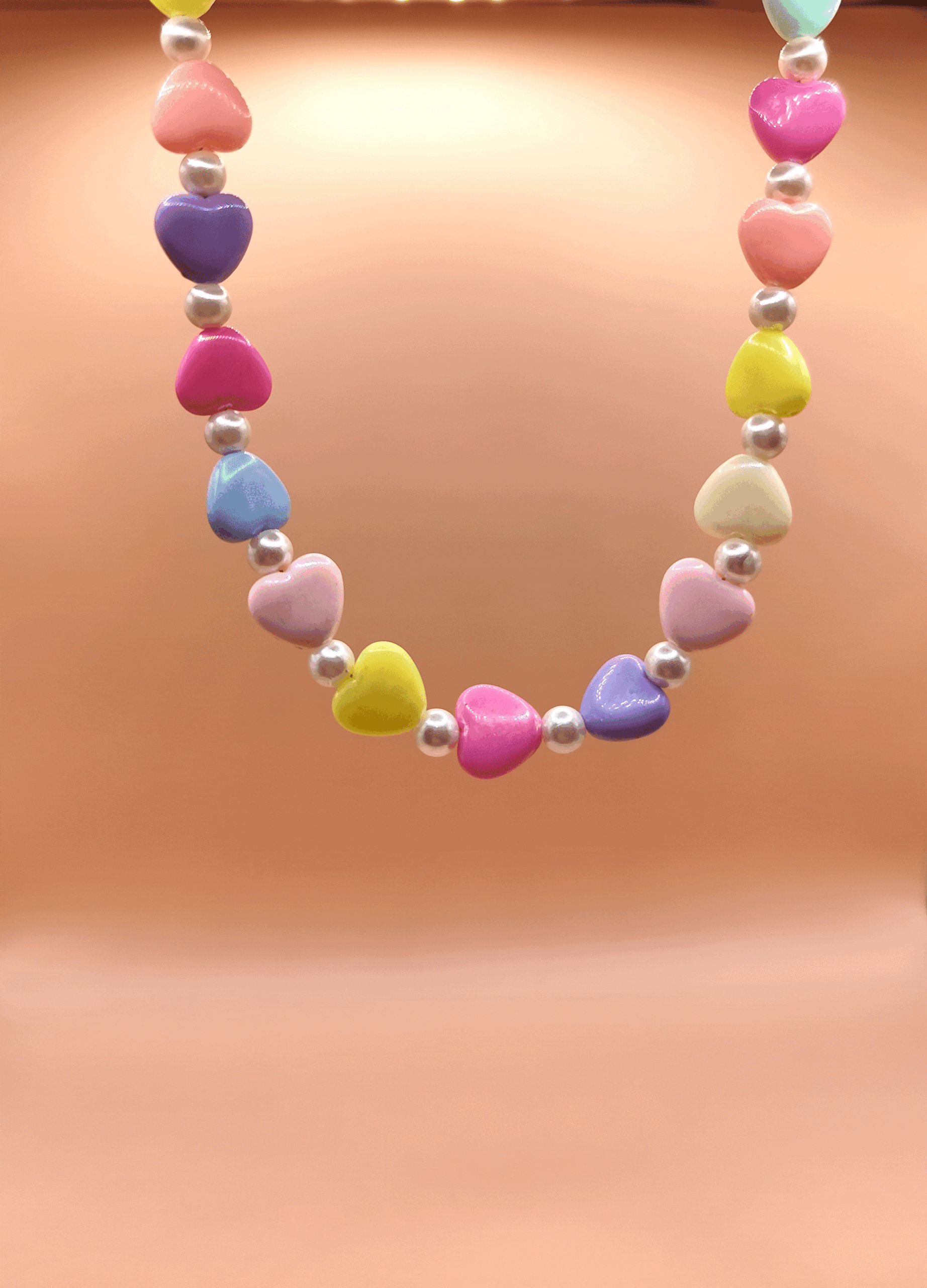 hearts in bloom necklace