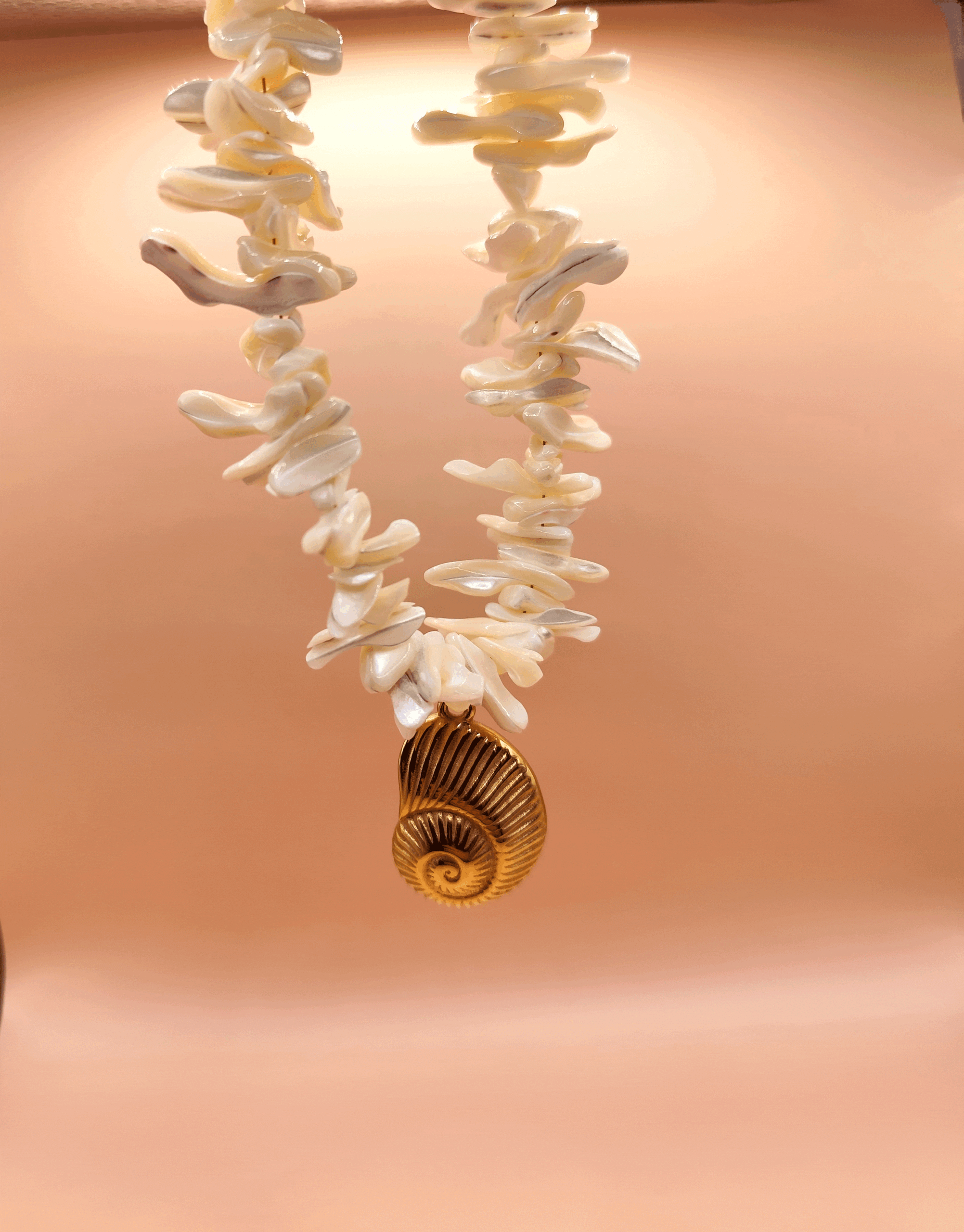 marina gold necklace