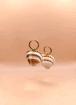 earrings with natural shell