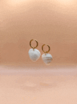 earrings with natural shell