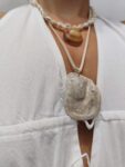necklace with natural seashell