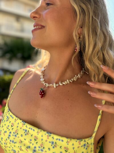Strawberry Daiquiri Necklace