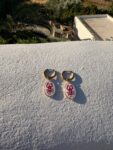 earrings with crayfish design